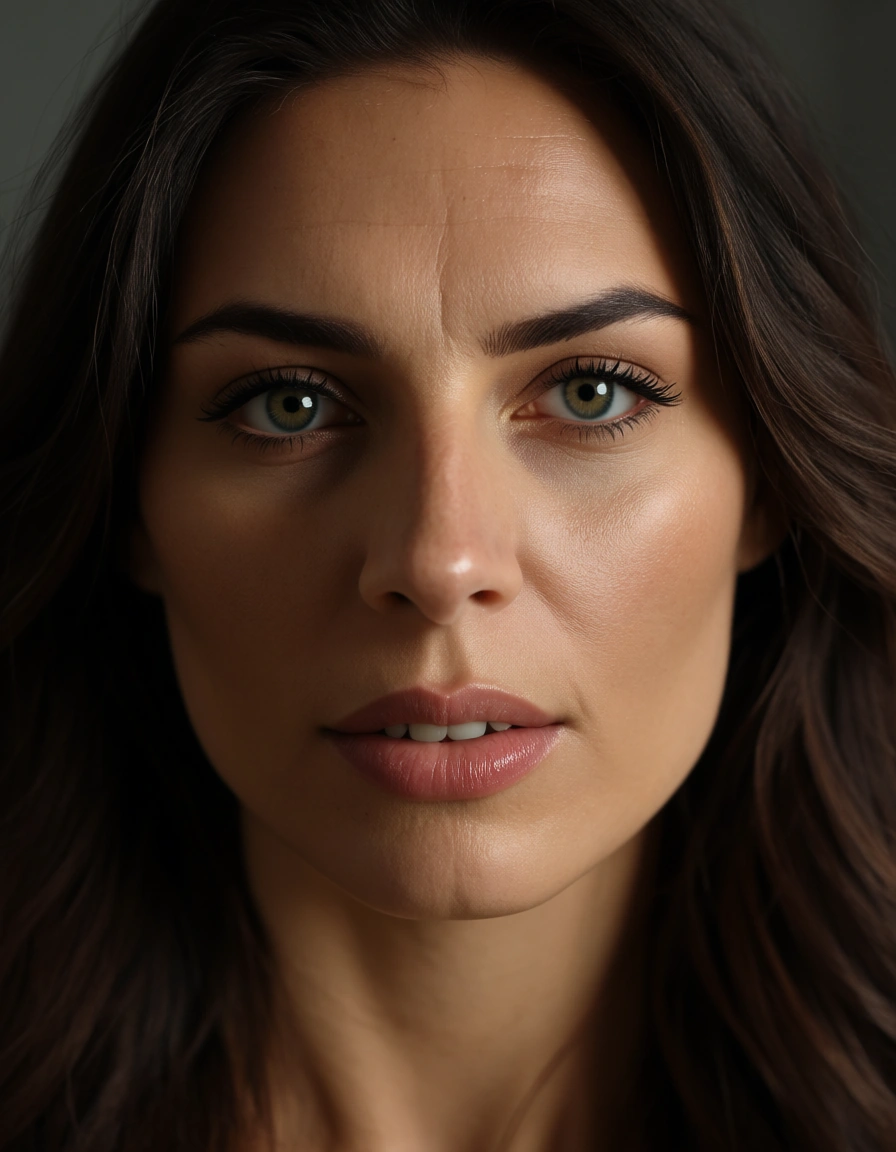Ram bdsm, score_9, score_8, candid photo, realistic skin texture, visible skin pores, film grain, depth of field