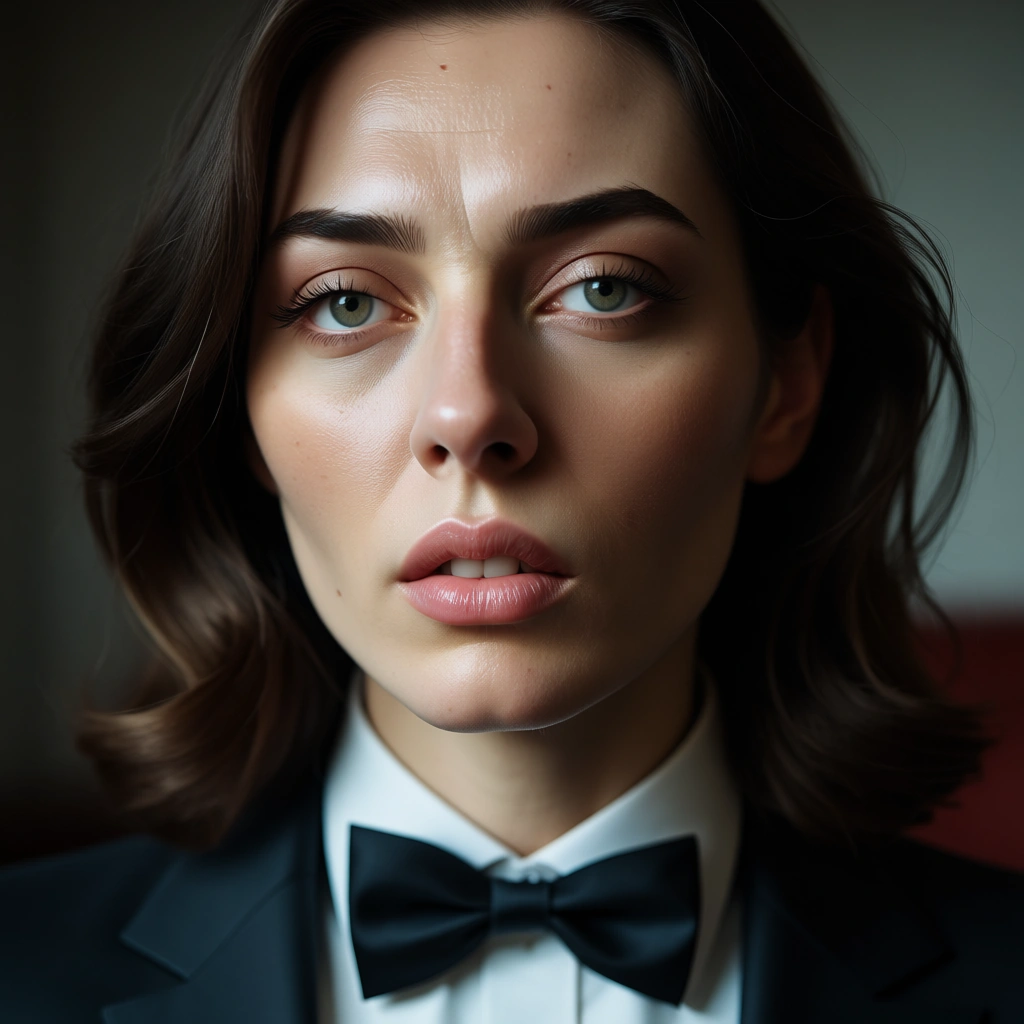 sharp focus, 8k uhd, 1other, bowtie, titfuck, photorealistic