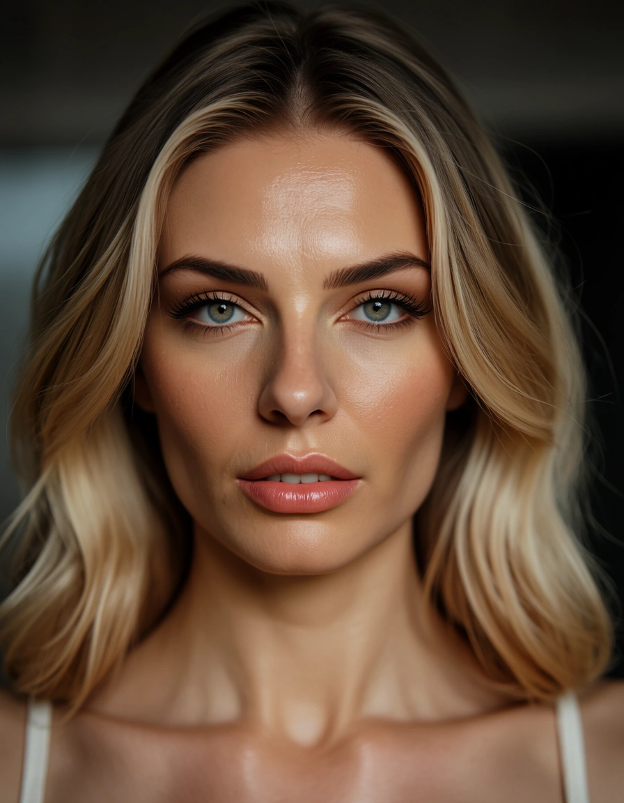 Blondynka która wypina dupe i pokazuje swój odbyt, score_9, score_8, candid photo, realistic skin texture, visible skin pores, film grain, depth of field