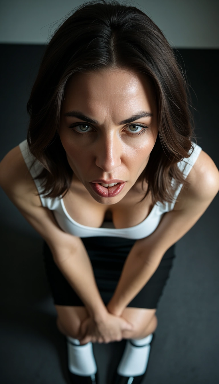 cinematic photo, 8k, office lady, socks, deepthroat, photorealistic