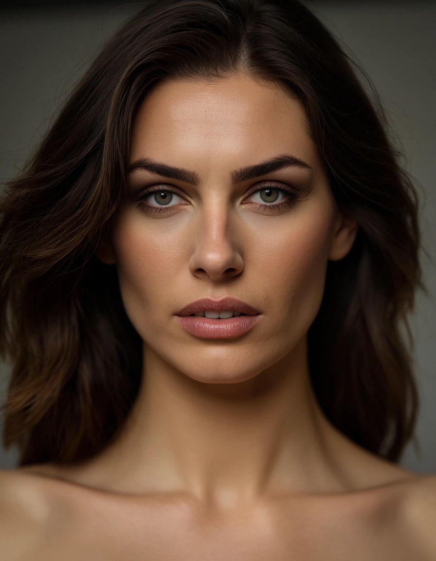 10 men v 1woman, score_9, score_8, candid photo, realistic skin texture, visible skin pores, film grain, depth of field
