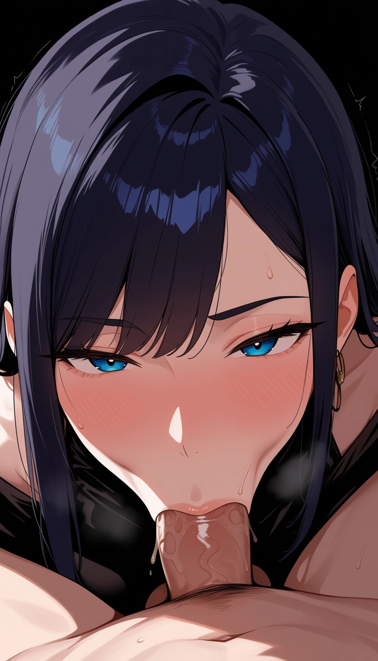 futa_with_female large_penis fellatio