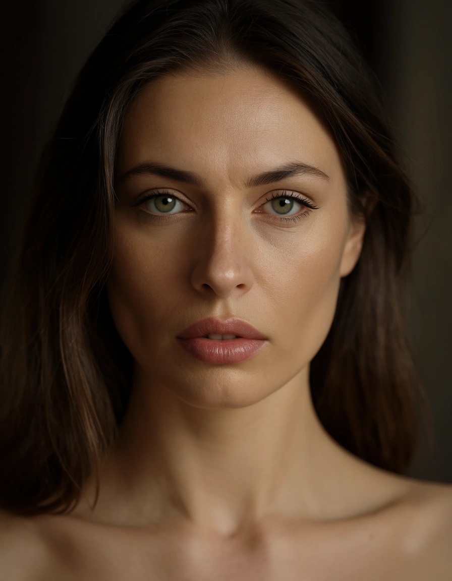 futanari, futanari, score_9, score_8, candid photo, realistic skin texture, visible skin pores, film grain, depth of field