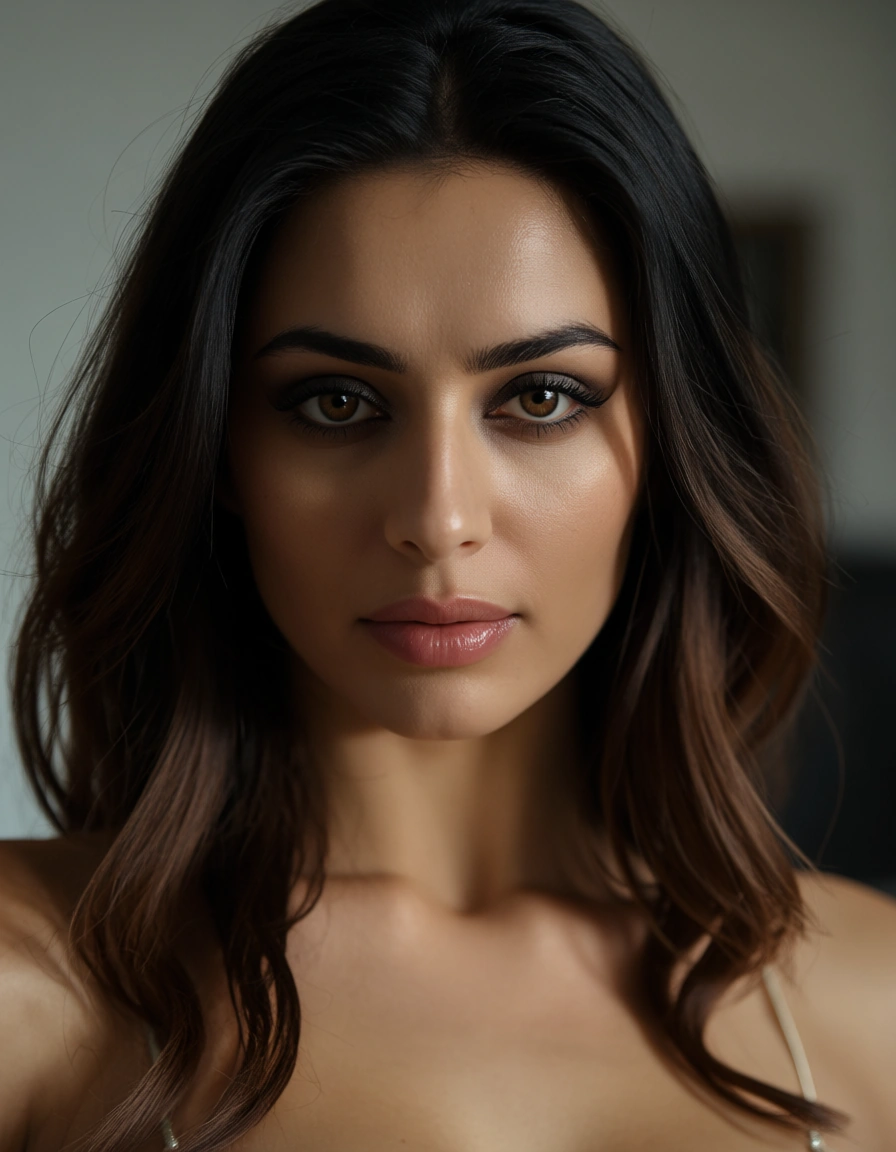 gujarati girl_on_top, score_9, score_8, candid photo, realistic skin texture, visible skin pores, film grain, depth of field