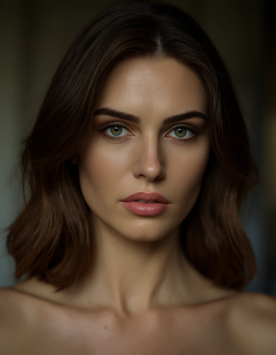 наклоняется и показывает свою киску в стрнгах, score_9, score_8, candid photo, realistic skin texture, visible skin pores, film grain, depth of field