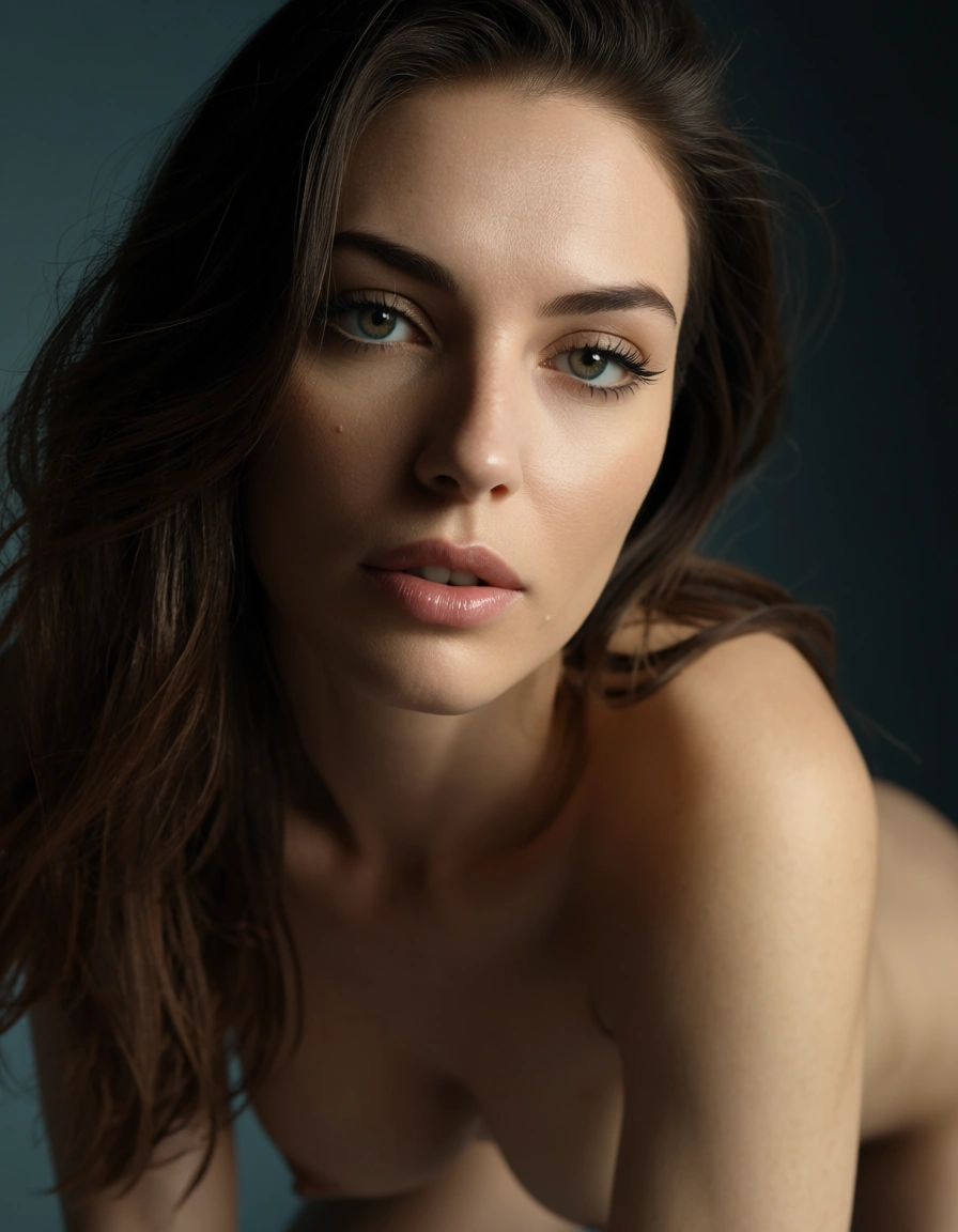 RAW photo, ultra realistic,light skin girl fully nude, doggy style,, score_9, score_8, candid photo, realistic skin texture, visible skin pores, film grain, depth of field