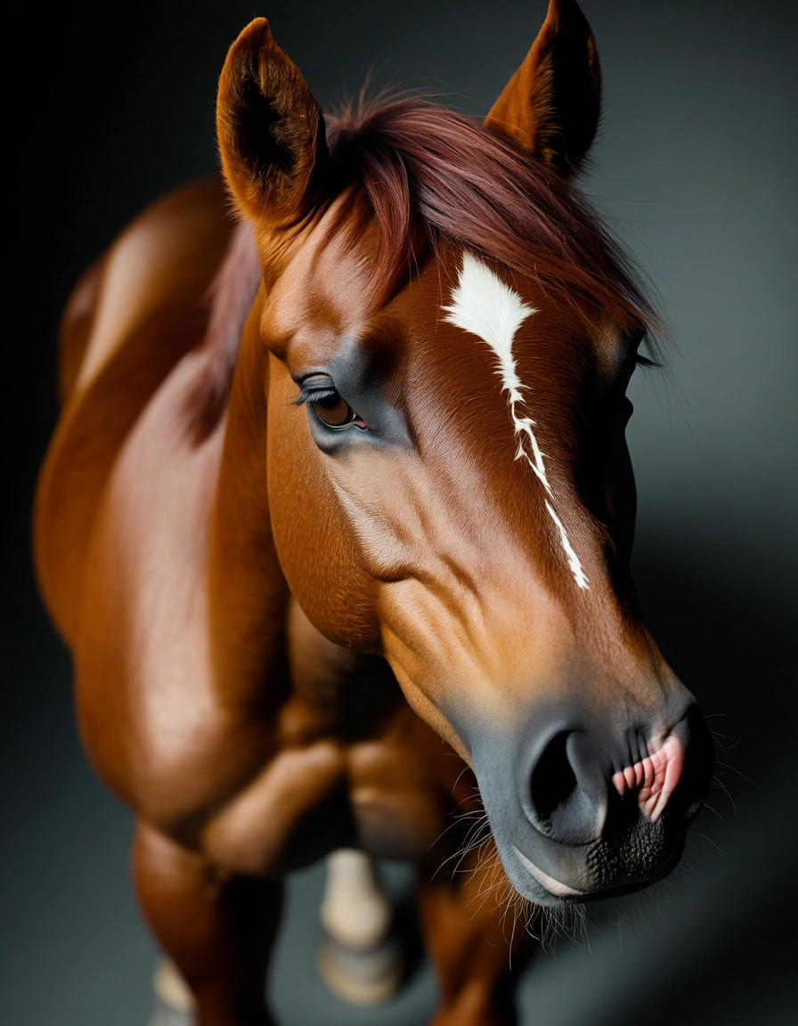 studio quality, sharp focus, male focus, horse ears, tail, doggy style, close-up, 8k uhd photo, score_9, score_8, candid photo, realistic skin texture, visible skin pores, film grain, depth of field