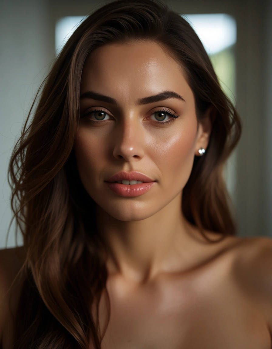 발로란트의 바이퍼가 알몸이야, score_9, score_8, candid photo, realistic skin texture, visible skin pores, film grain, depth of field