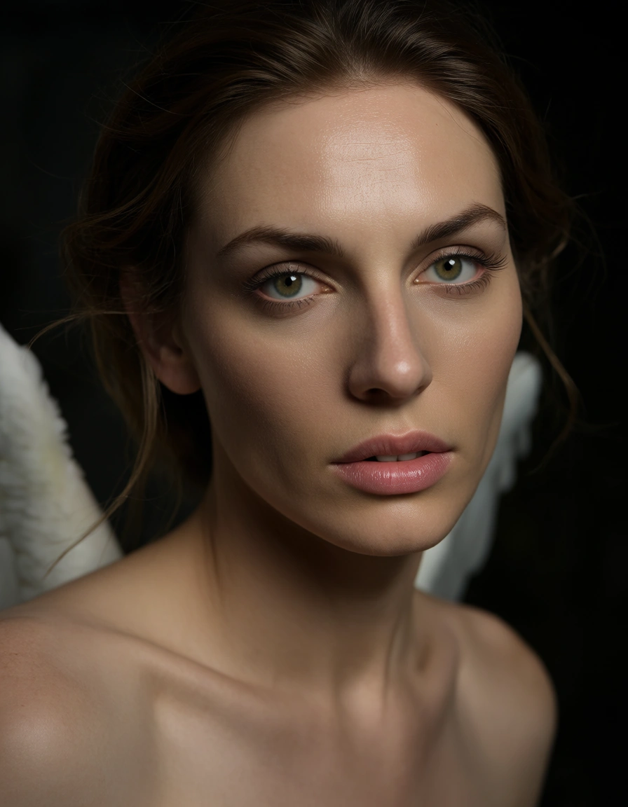 studio quality, sharp focus, 1other, wings, creampie, dslr quality, score_9, score_8, candid photo, realistic skin texture, visible skin pores, film grain, depth of field