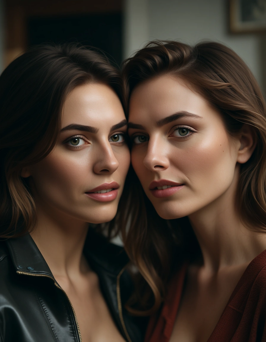 ultra HD, lifelike, couple, jacket, creampie, film photography, score_9, score_8, candid photo, realistic skin texture, visible skin pores, film grain, depth of field