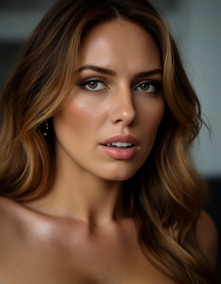 Angela Lopez the rookie getting fucked, score_9, score_8, candid photo, realistic skin texture, visible skin pores, film grain, depth of field