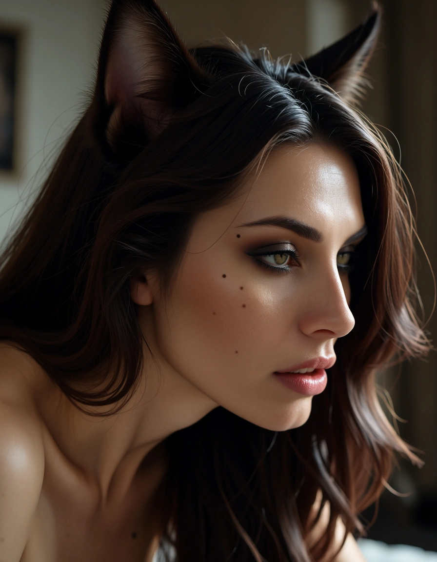 highly detailed, natural lighting, side view, catgirl, 69 position, mole, 8k uhd photo, score_9, score_8, candid photo, realistic skin texture, visible skin pores, film grain, depth of field, score_9, score_8, candid photo, realistic skin texture, visible skin pores, film grain, depth of field