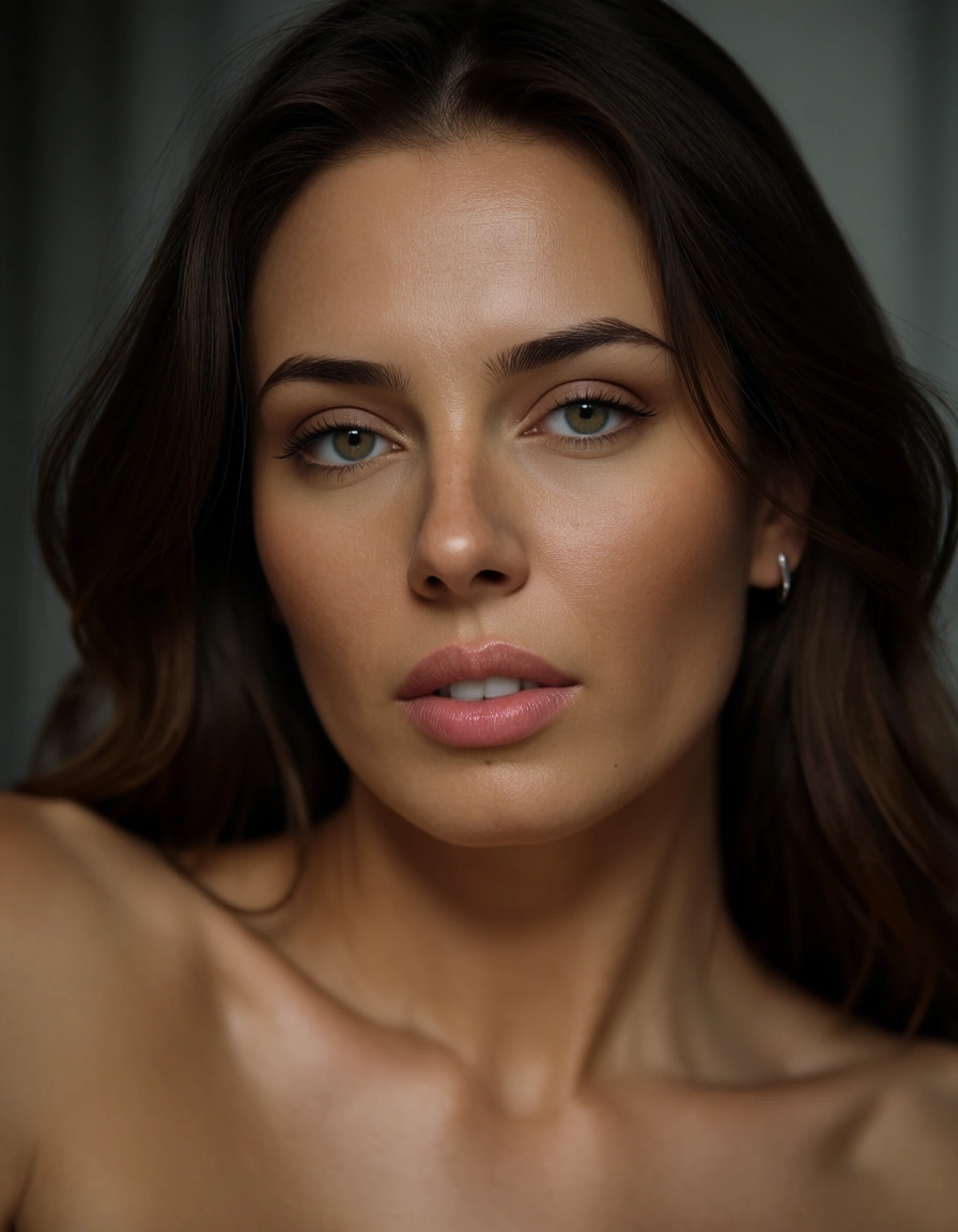 MILF age_difference, score_9, score_8, candid photo, realistic skin texture, visible skin pores, film grain, depth of field