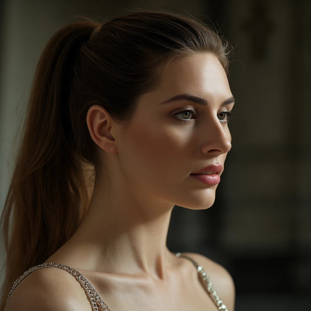 ultra HD, lifelike, princess, ponytail, alternate costume, grinding, backlit, natural skin texture