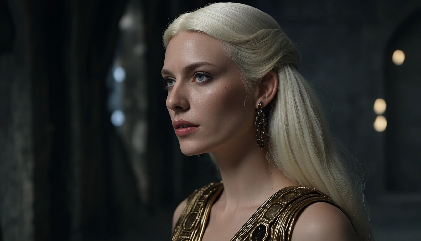 ultra HD, long hair, platin blonde hair, female 28 Year, hutt leia slave outfit, realistic skin texture, from_side ,sex from_behind, full_body, photo, realistic skin texture, visible skin pores, film grain, depth of field, score_9, score_8, candid photo, realistic skin texture, visible skin pores, film grain, depth of field