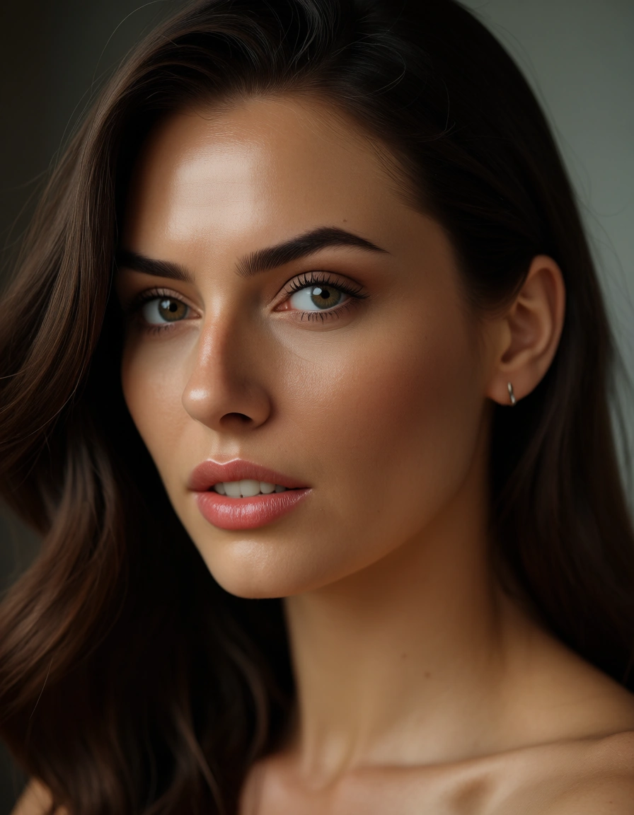 全裸の女性, score_9, score_8, candid photo, realistic skin texture, visible skin pores, film grain, depth of field
