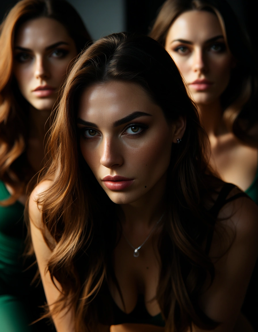 sharp focus, 8k uhd, multiple women, doggy style, mole, sunlight, dslr quality, score_9, score_8, cinematic film still, anamorphic, film grain, dramatic lighting, shallow depth of field
