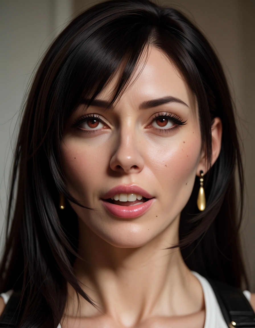 @tifa_lockhart #breasts_squeezed_together #ahegao #sweat, score_9, score_8, candid photo, realistic skin texture, visible skin pores, film grain, depth of field