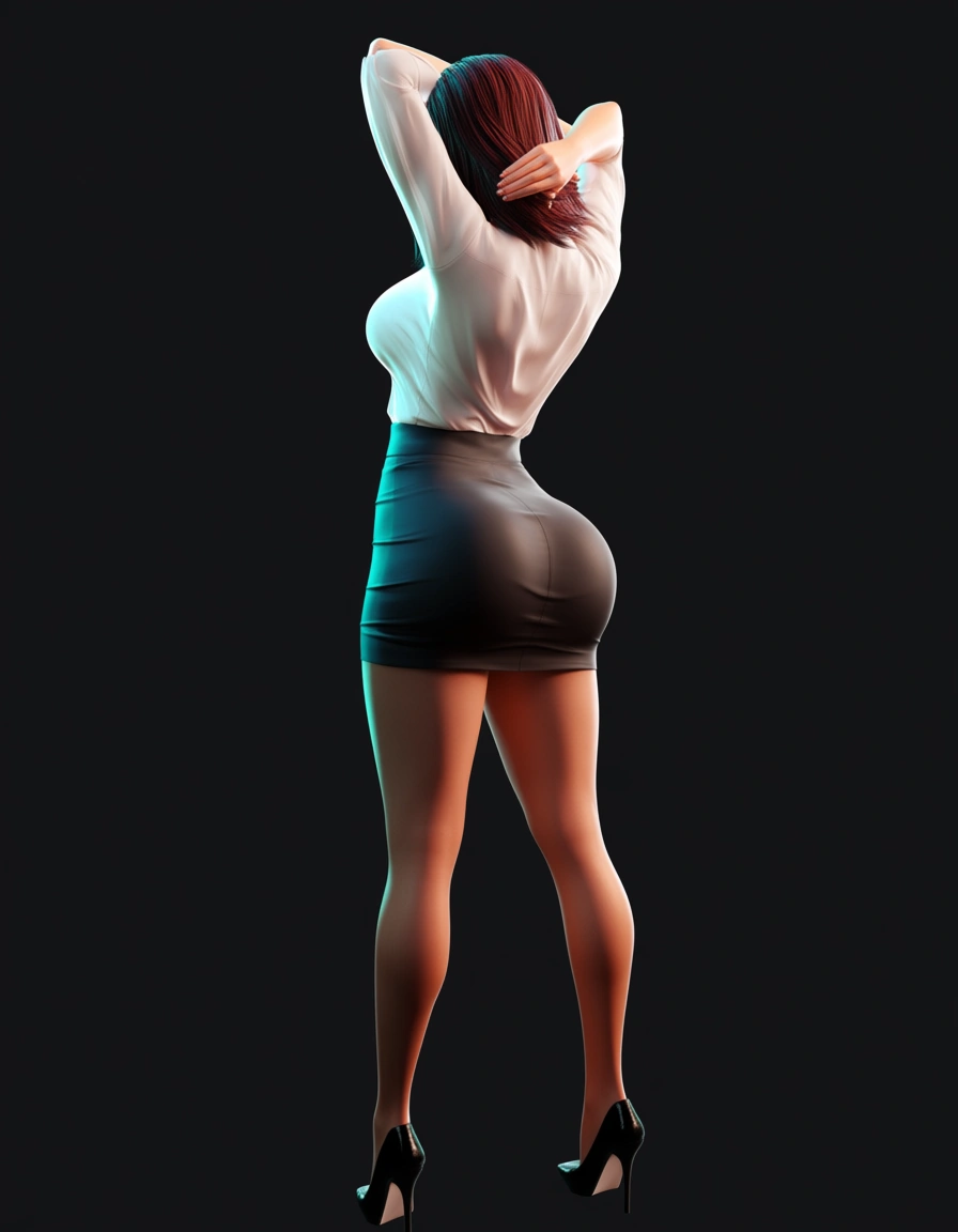 highres, vivid, office lady, #3girls #french #pawg #huge_breasts #wide_hips #huge_ass #plump #miniskirt #booty #sweat #armpits #body_odor_fetish #steaming_body #shiny_skin #skirt_lift #jiggle #glasses #lipstick #seductive_smile #homewrecker, #cheat_on_your_wife,, score_9, score_8, 3d render, octane render, subsurface scattering, ray tracing, smooth shading