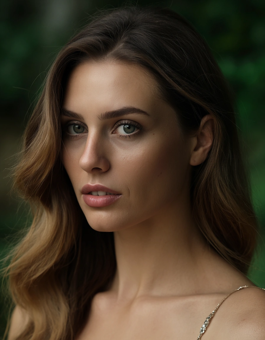proUma jovem mulher japonesa bonita, 20 anos, corpo pequeno e delicado, cabelo preto curto estilo Chanel, usando um vestido curto vermelho, corpo inteiro, em pé, olhando para a câmera, fundo simples, qualidade alta, realista, score_9, score_8, candid photo, realistic skin texture, visible skin pores, film grain, depth of field