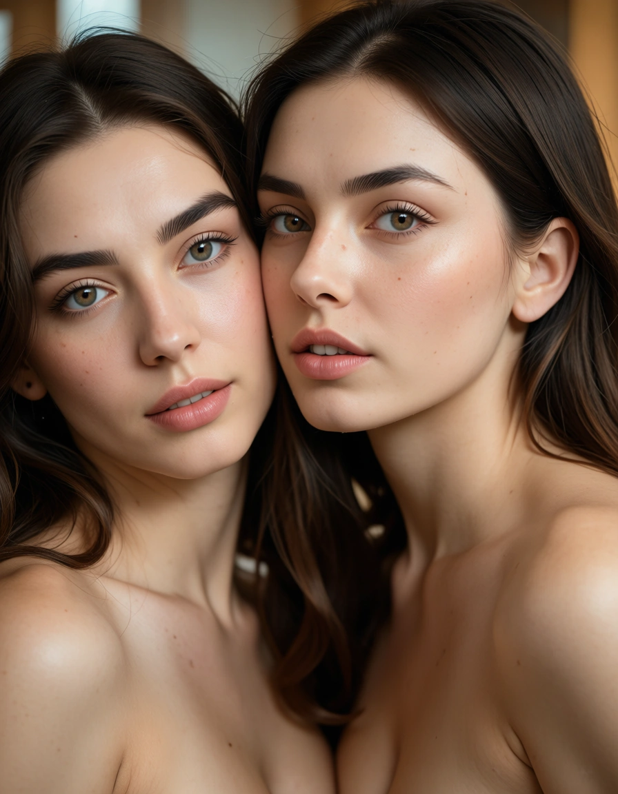 score_9, score_8, @2025, @candid photo, (amateur photography:1.2), (realistic skin texture:1.4), visible skin pores, skin blemishes, goosebumps, natural skin, soft natural lighting, (depth of field), film grain, sharp focus, 8k uhd, 18 years old, fully nude, lifelike render, multiple_girls