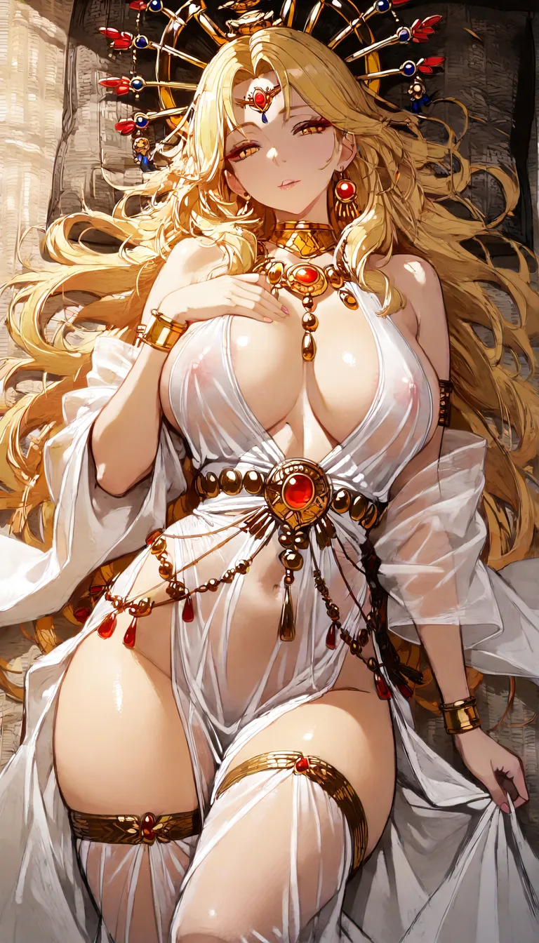 Hinduism, Mature and Graceful Mother Goddess, Maa Durga, in blouse and saree, having sex with viewer