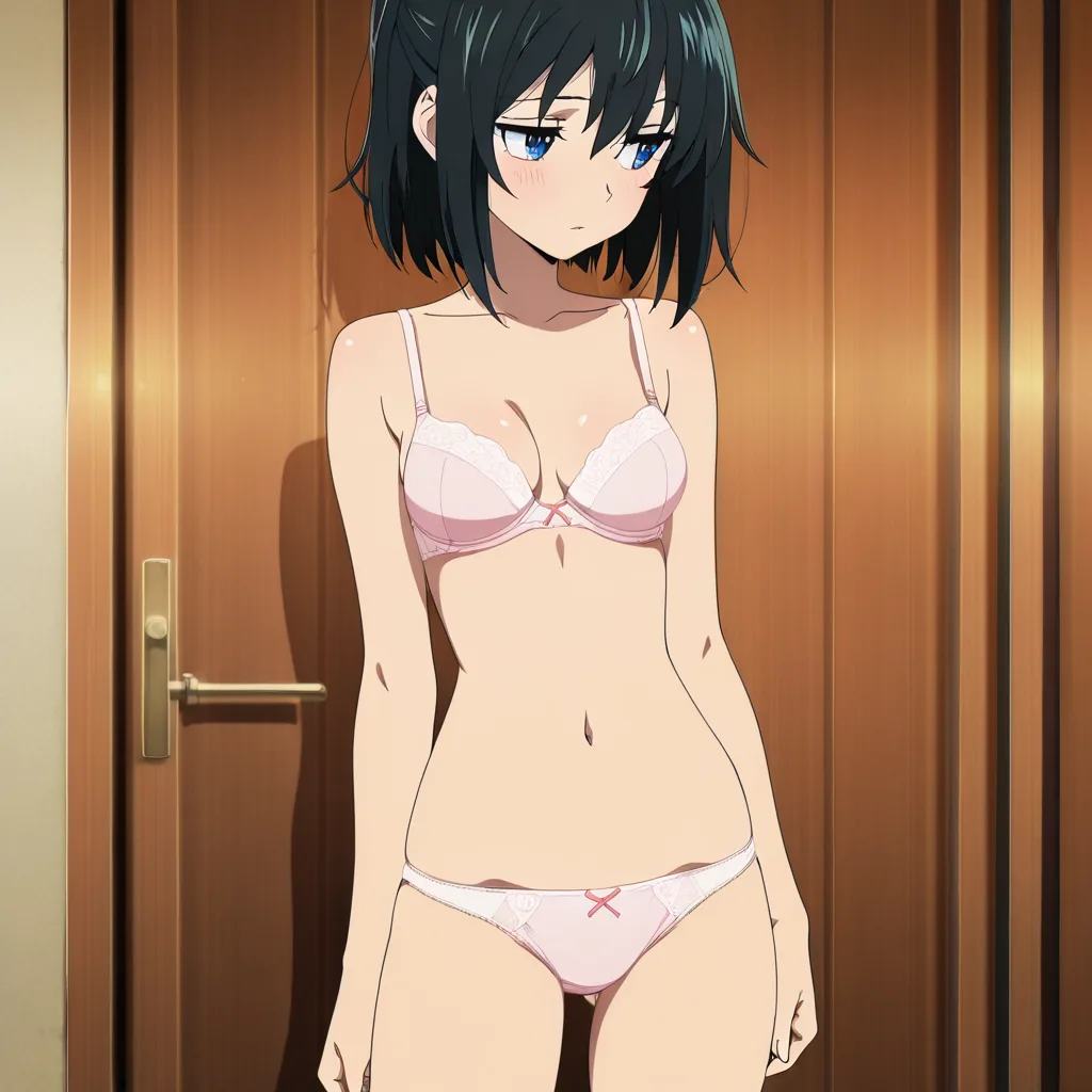 masterpiece,best quality,amazing quality,1girl,panties,bra,squirt,, (anime style:1.3), 2d, anime screencap, cel shading, flat color