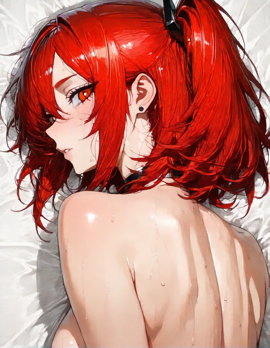 red_hair small_breasts, hentai_studio_quality