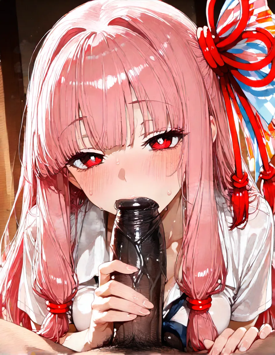 kotonoha from school days sucking a big black penis, hentai_studio_quality