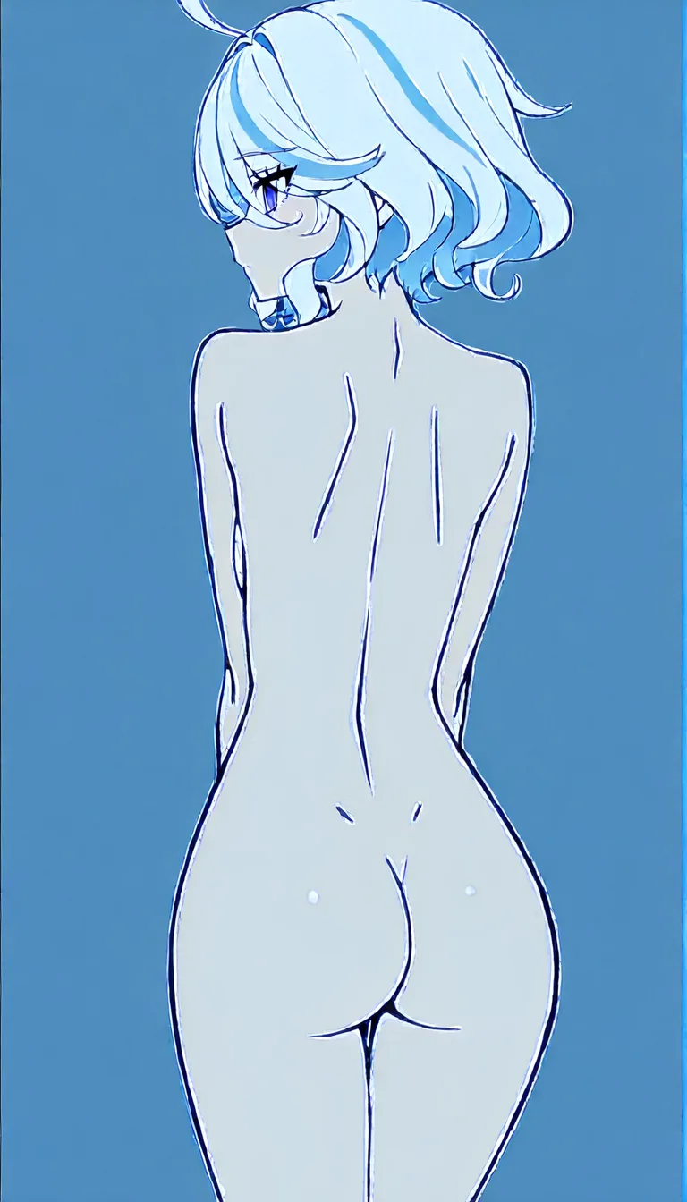 nude furina full_body mid tits and mid ass