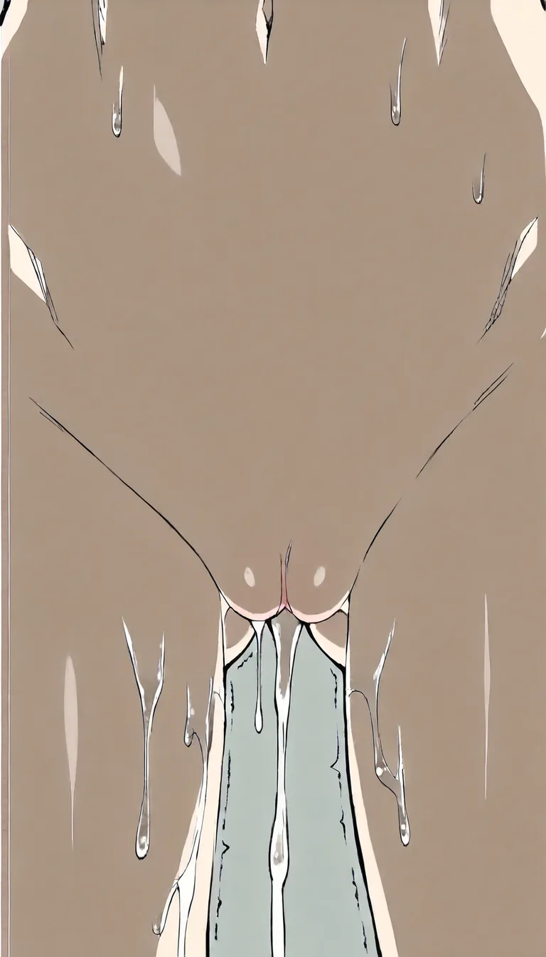 @nami_(one_piece), bottomless, trembling, cum dripping from her pussy