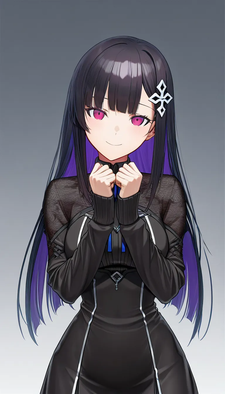 Zwei goth Girls die ihre Zunge rausstrecken und ihre Zungen spitze berühren sich leicht
Die beiden sehen gleich aus, lange schwarze Haare und habe nur ein paar Leder riemchen an, hentai_studio_quality