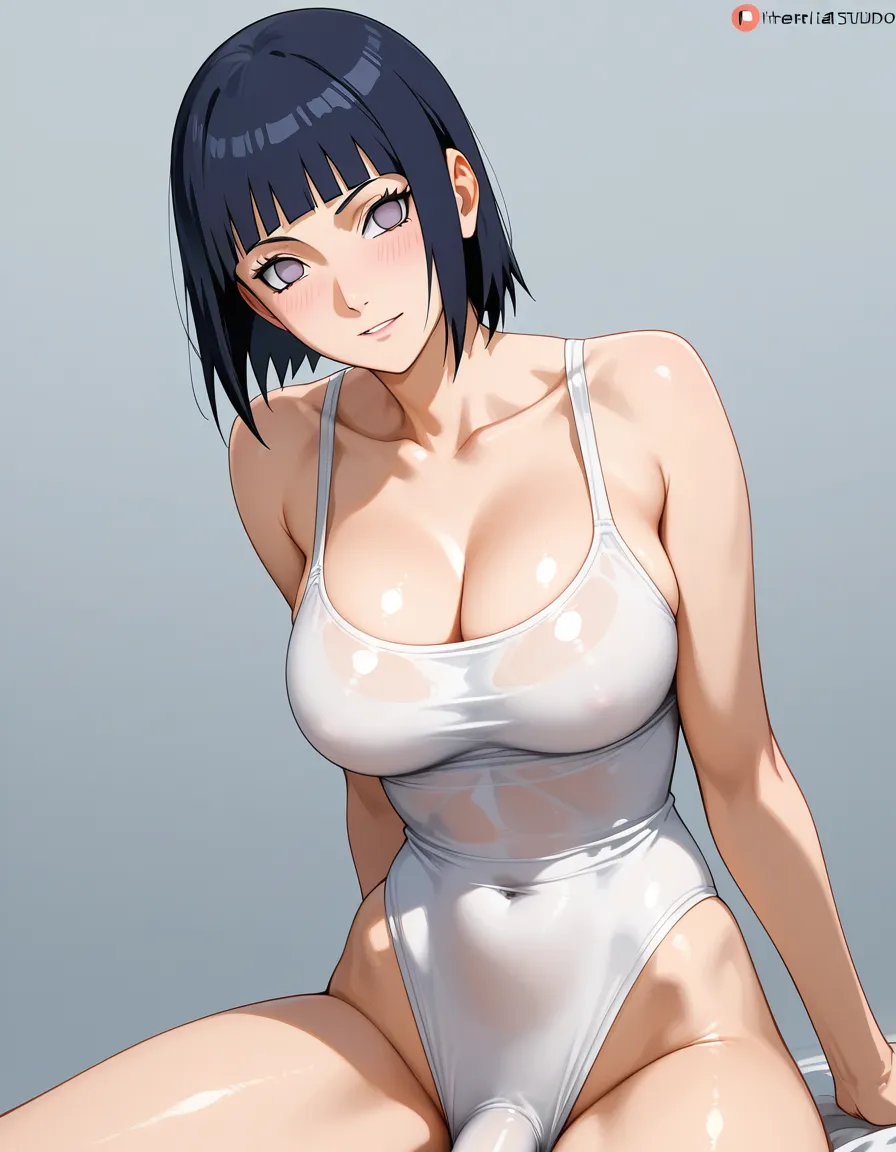 Hinata Hyuga the anime Naruto futanari, hentai_studio_quality