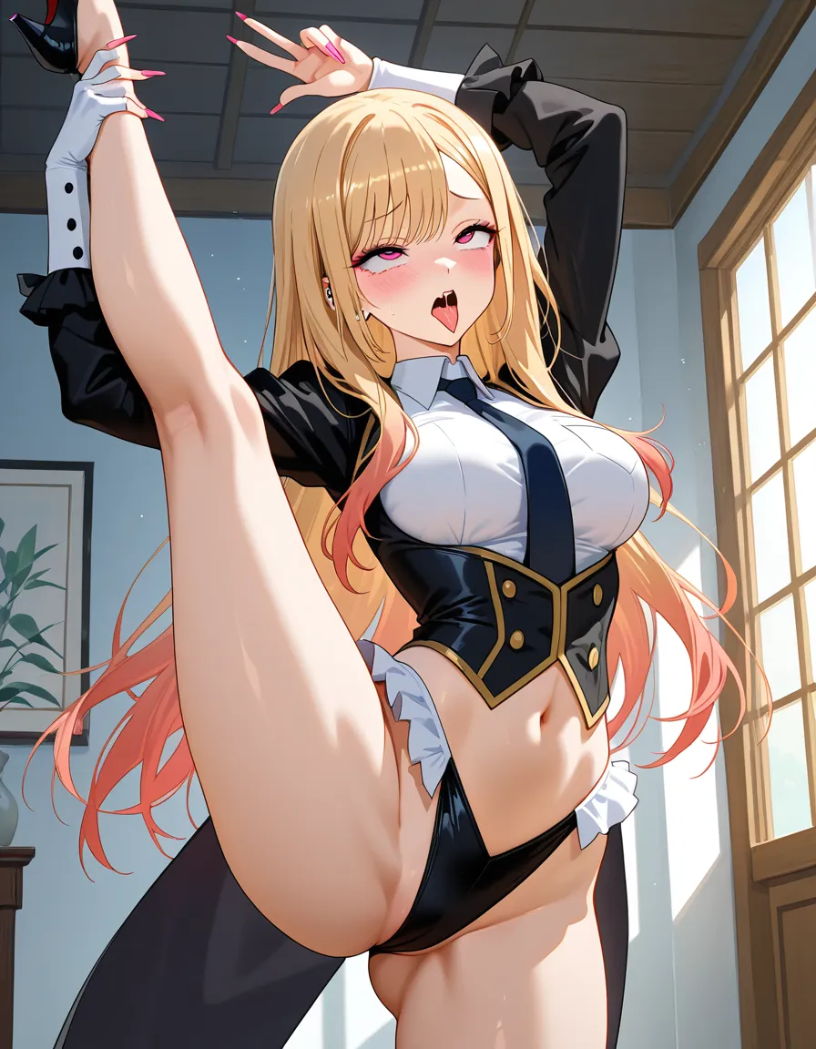 @kitagawa_marin , flexible, cosplay , ahegao, hentai_studio_quality