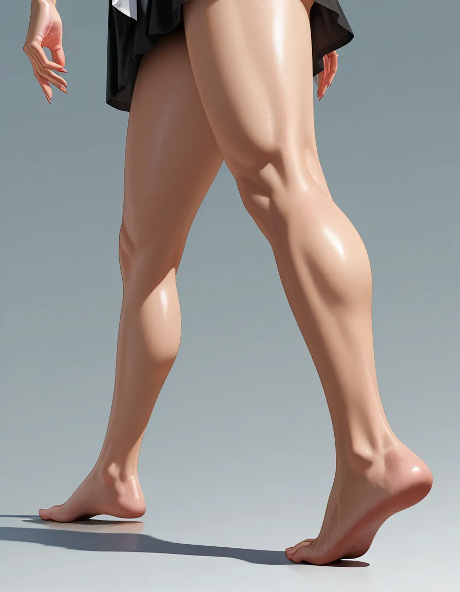 RAW photo, ultra realistic, witch, soles, white shirt, spread legs, simple background, studio photo, @makise_kurisu, walking, hentai_studio_quality
