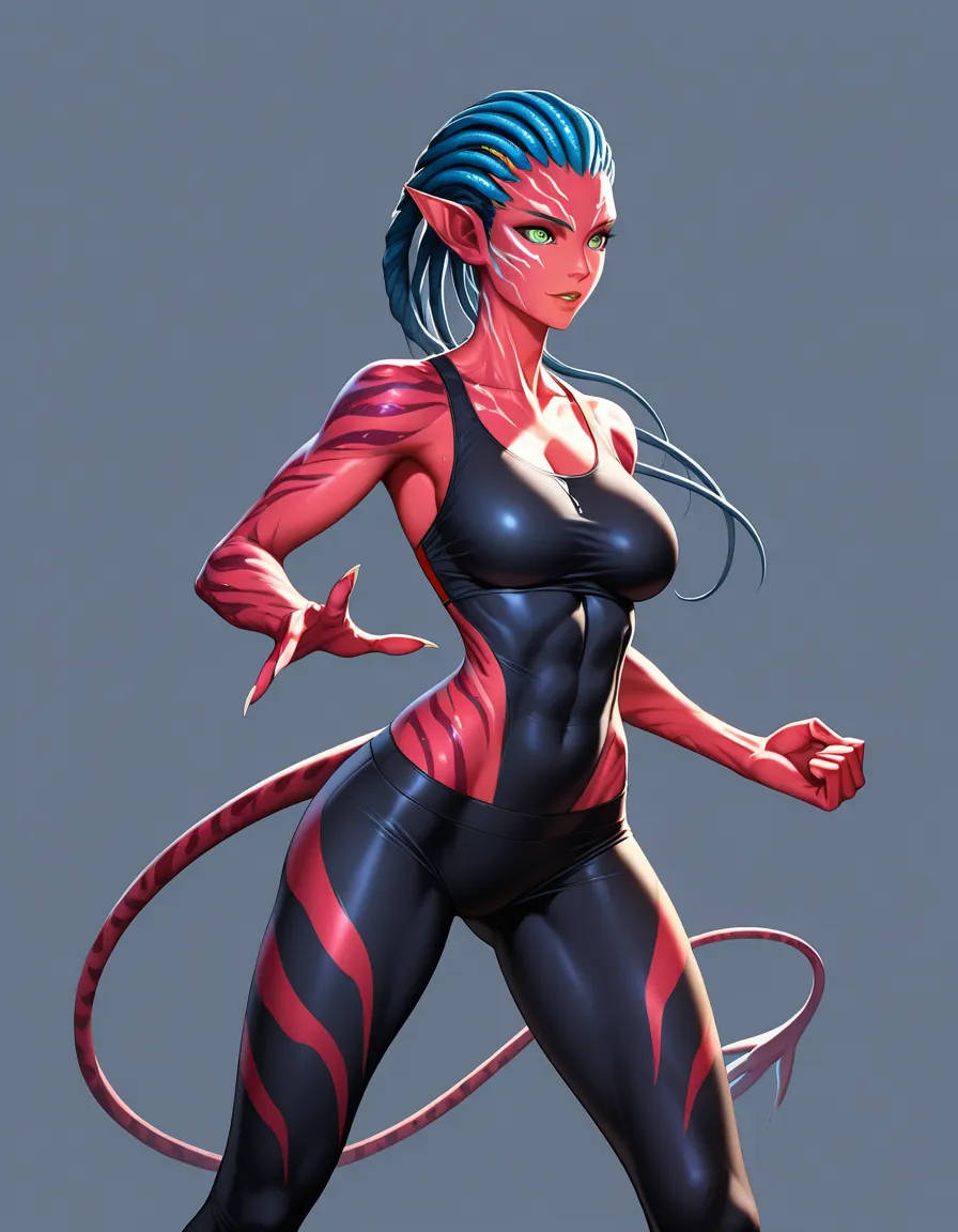 Na'vi, @varang, alien girl, athletic female, hentai_studio_quality