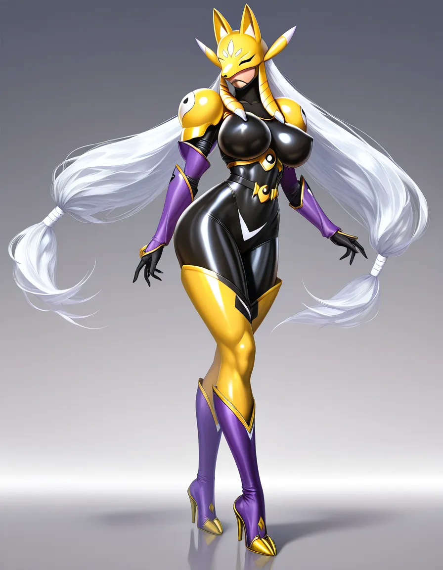 ultra detailed shading, realistic, masterpiece, clean art, highly_detailed, best_quality, hentai_studio_quality, shiny_skin, shiny_clothes, sakuyamon, very_long_hair, bimbo, white_hair, twintails, solo, 1girl, impossible_clothes, high_heels, defined_legs, huge_breasts, office, office_lady, miniskirt, formal_clothes, long_legs, thighhighs, ass, presenting, bent_over, pussy_juice, muscular_thighs, from_behind, see-through_clothes, ass_focus, fit_female,, hentai_studio_quality