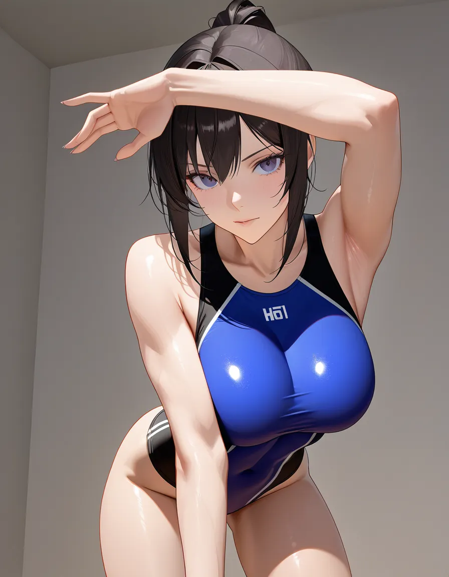 sharp focus, 8k uhd, cowboy shot, fitness model, on all fours, armpits, hyperrealistic, hentai_studio_quality