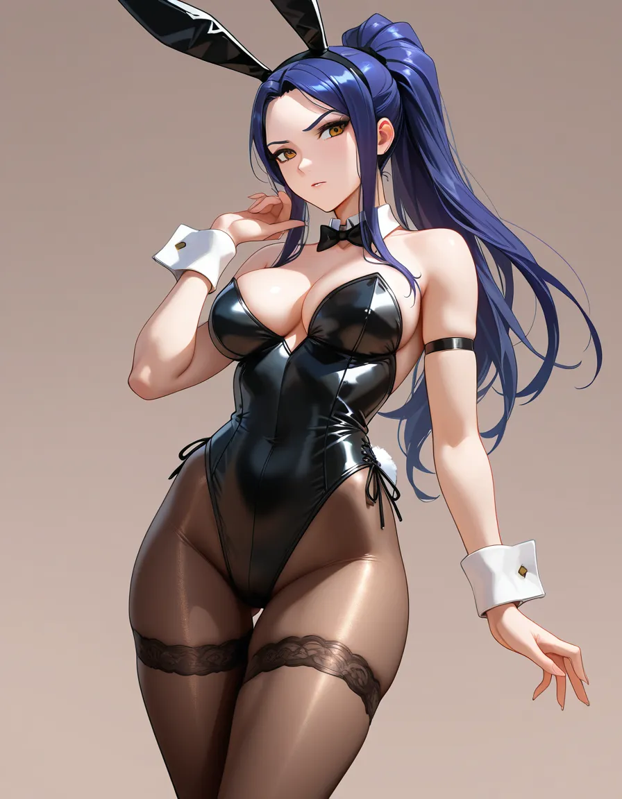 Widowmaker overwatch sexy and busty in bunny costume, hentai_studio_quality
