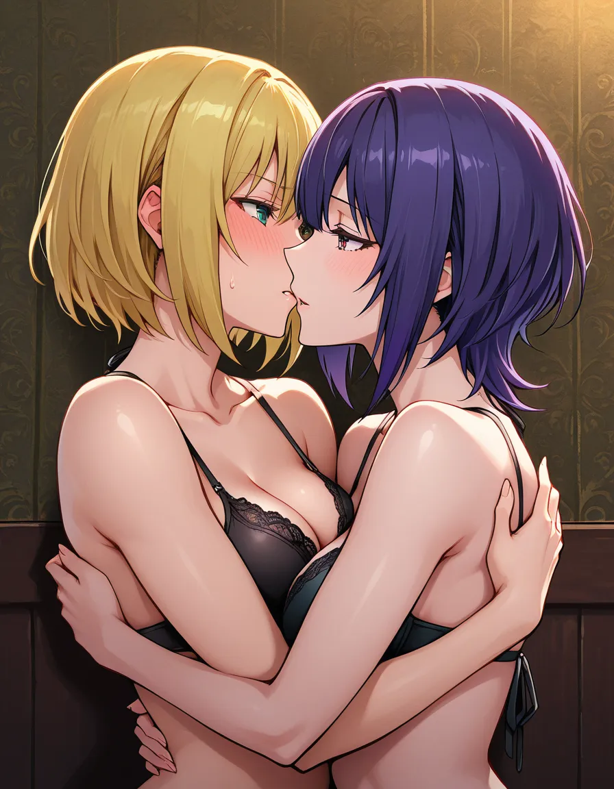 neon_genisis_evengelion, misato , risako , yuri, hentai_studio_quality