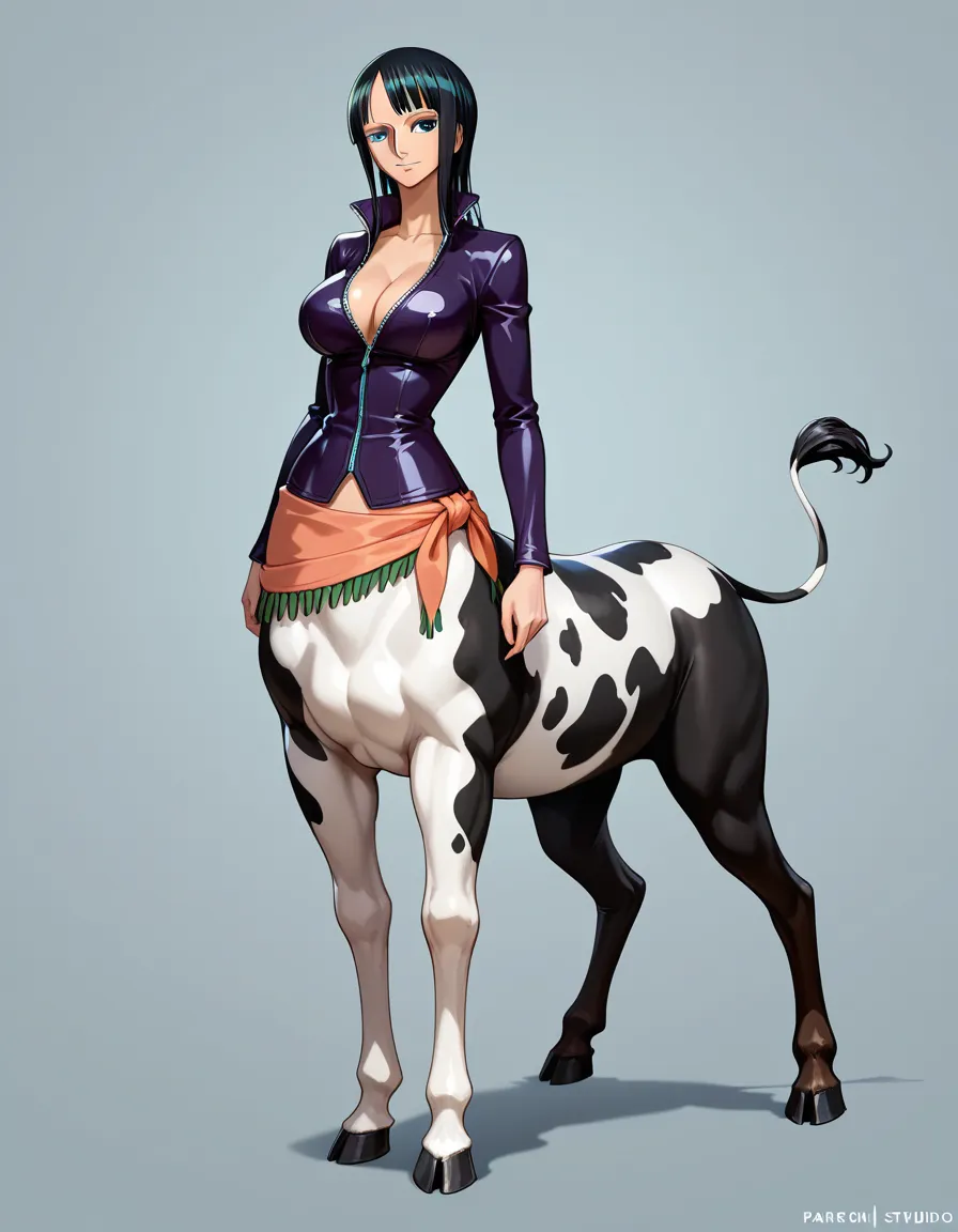 nico robin, cowtaur, hentai_studio_quality