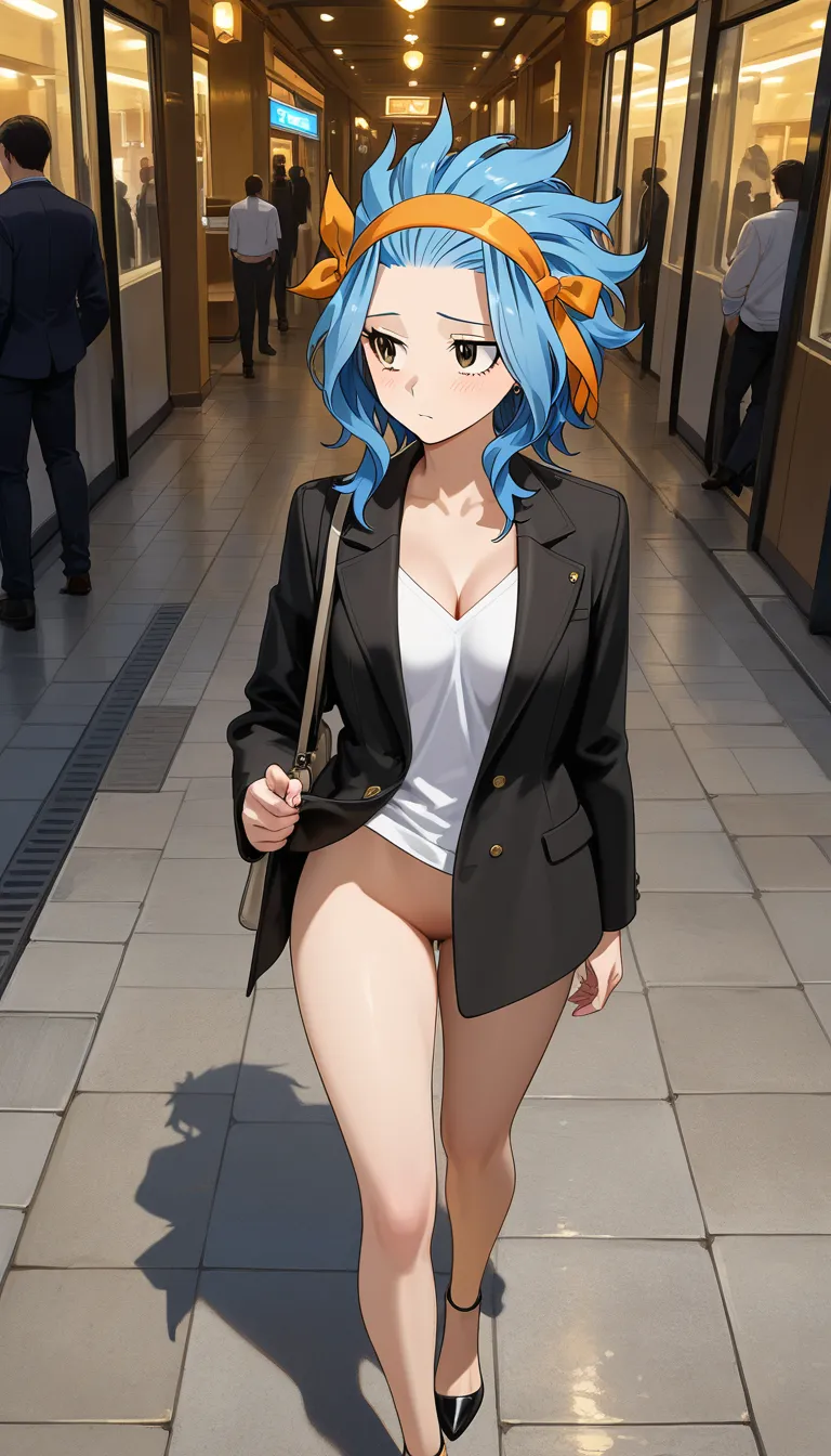 levy mcgarden, no panties, public, exhibitionism, shame, hentai_studio_quality
