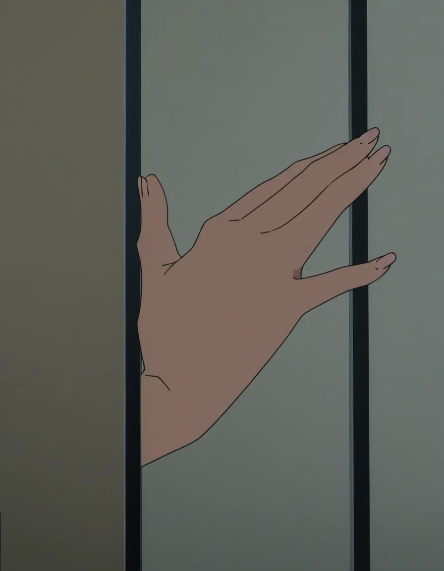 Tohru Adachi getting railed, (anime style:1.3), 2d, anime screencap, cel shading, flat color