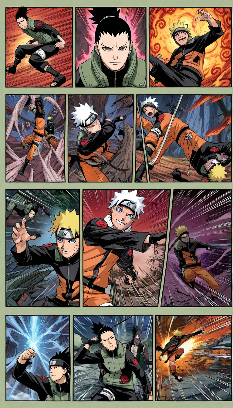 ((masterpiece, amazing quality, highly detailed, intricate details, detailed background, dramatic composition, manga, manga panel layout)), (Naruto Shippuden, official art, full color, featured illustration, gender-bent Uzumaki Naruto, Nara Shikamaru), man fucking woman, Nara Shikamaru, grinning, gender-bent Uzumaki Naruto, glistening sweaty skin, clothes open, lying on back, being ravished by him, missionary sex, pinned down by him, panting heavily and reaching the peak of pleasure, on a bedroom bed, motion lines, speed lines, sound effects, speech bubbles, Japanese text, hentai_studio_quality