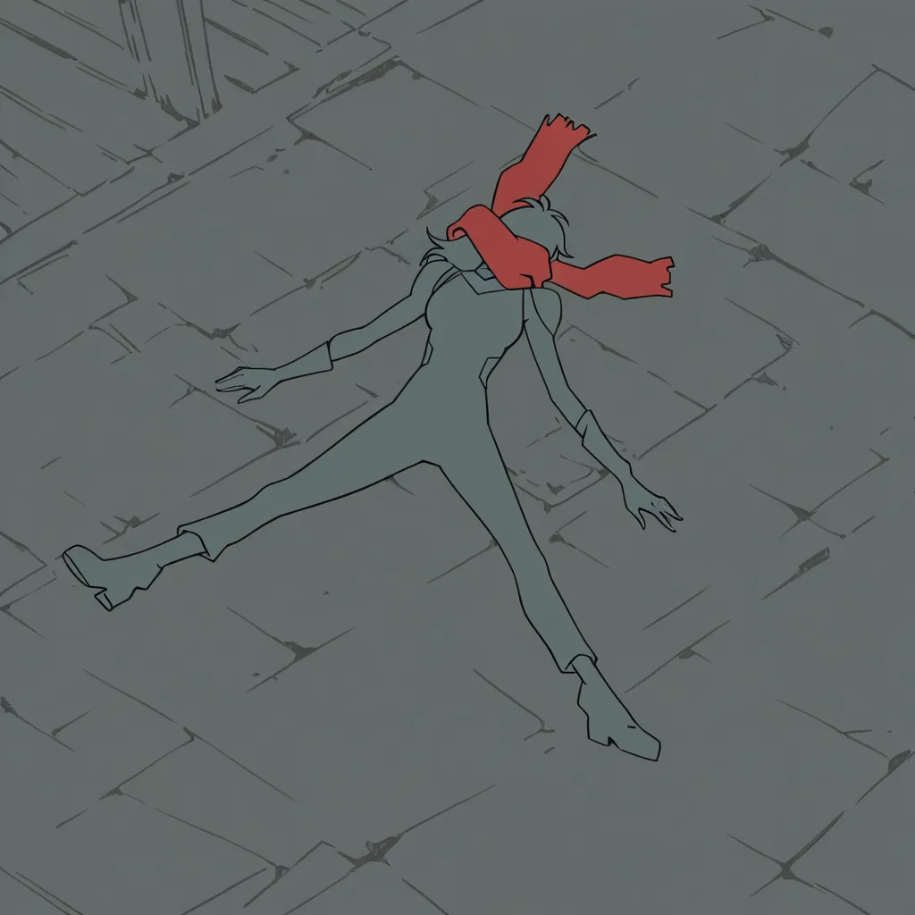 cinematic photo, 8k, from above, solo female, spread legs, scarf, photorealistic