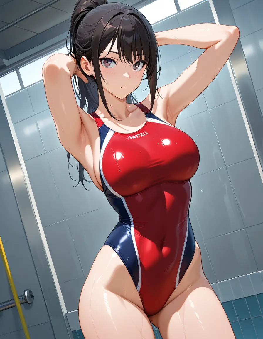 naked olympic swimmer, hentai_studio_quality