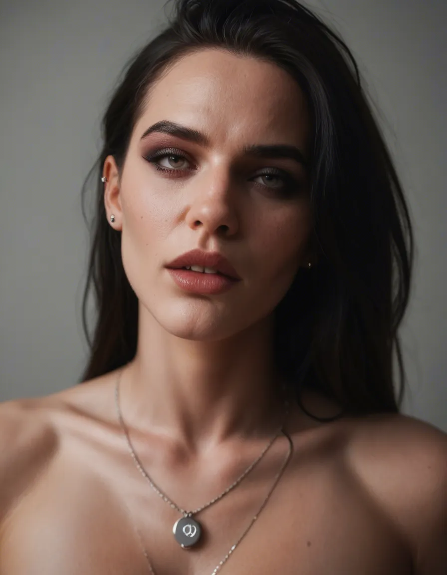 18 year old goth woman fully nude dominated with a vibrator, fucked, showing whole body, score_9, score_8, candid photo, realistic skin texture, visible skin pores, film grain, depth of field