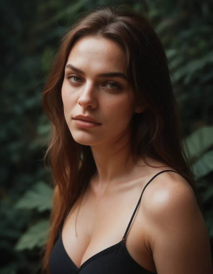 in bikni 1girl, score_9, score_8, candid photo, realistic skin texture, visible skin pores, film grain, depth of field