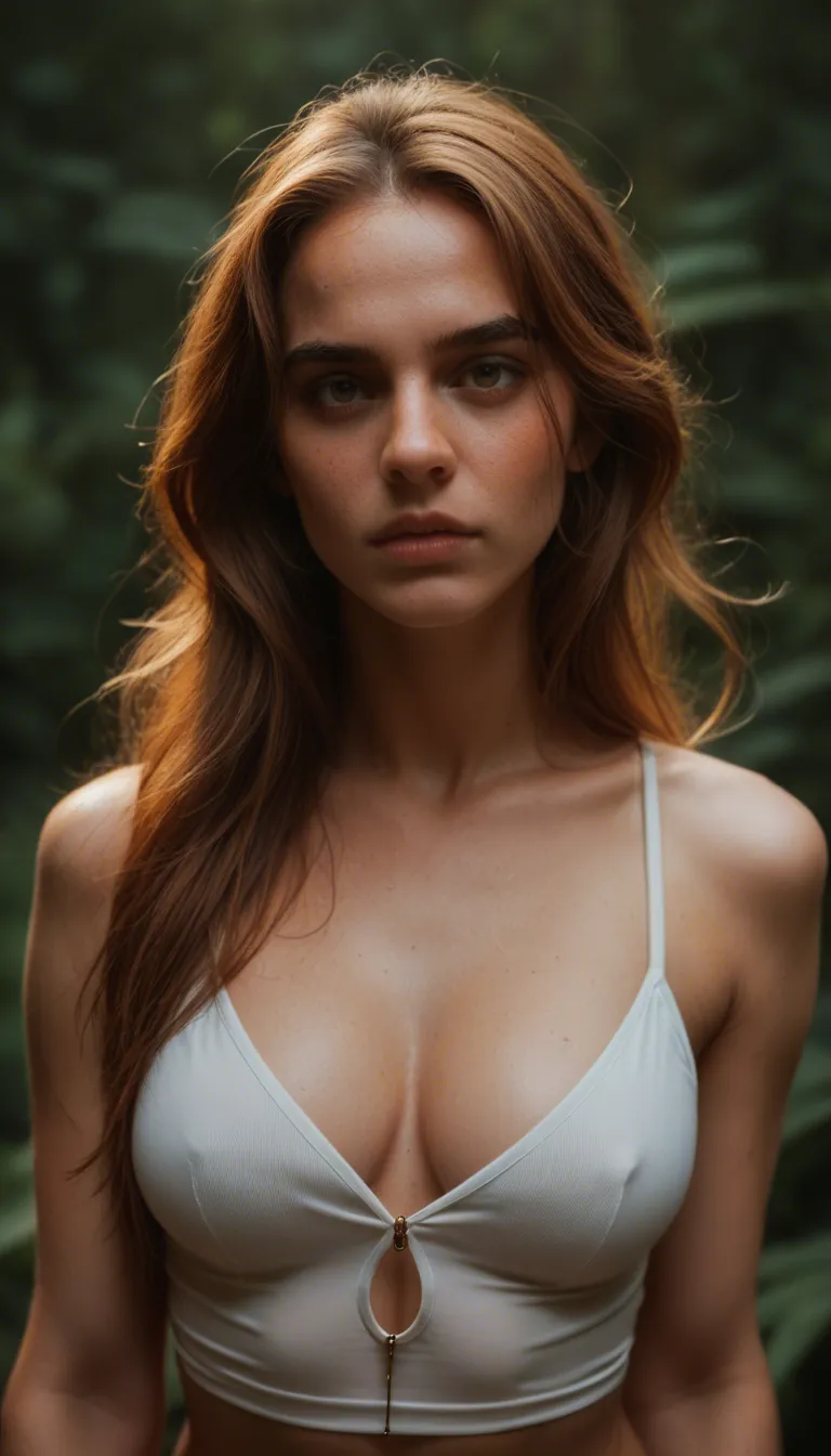 sharp focus, 8k uhd, extremely petite cutest version of Hermione, uses magic to increase the size of her breasts