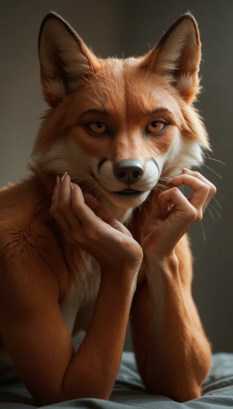 furry fox presenting stinky feet foot_focus